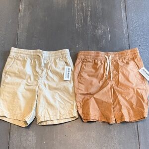 Old Navy Tan and Khaki Shorts Duo